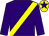 Purple, yellow sash, yellow cap, purple star (Peter O'dwyer)