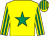 Yellow, emerald green star, striped sleeves & cap (David Maughan & The DB Partnership)