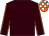 Brown, orange seams on sleeves, orange & white check cap (B J Roman)