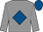 Grey, royal blue diamond, royal blue cap (Mr M Tucker)