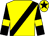 Yellow, black sash, black sleeves, yellow armlets, yellow cap, black star (Mr Saif Ali)