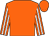 Orange, white striped sleeves (The Self Preservation Society)