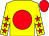Yellow, red disc, yellow sleeves, red stars, red cap (Reality Partnerships I)