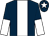 Dark blue, white stripe, halved sleeves and star on cap (Mr Keith Breen)