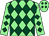 Light green and dark green diamonds (Mr F Gillespie)
