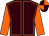 Brown, orange seams and sleeves, quartered cap (Mhankin Cnoell Menholding Rwaley-cohen)