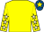 Yellow, beige stars on sleeves, royal blue cap, yellow star (Mr Robert Forster)