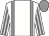 White, grey braces, striped sleeves, grey cap (Mkjp Racing)
