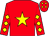Red, yellow star, diamonds on sleeves and cap (Rebecca Menzies Racing Partnerships)