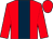 Red, dark blue stripe (Mrs S Barker)