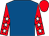 Royal blue, red sleeves, white stars, red cap (Hunter, Matterson & Dobbin)