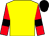 Yellow, red sleeves, black armlets, black cap (Miss Emma Forman)
