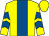 Yellow, royal blue stripe, chevrons on sleeves (Mr Steven Barraclough)