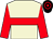 Beige, red hoop and sleeves, black and red hooped cap (Charles & Mary Rose Barlow)