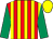 Red & yellow stripes, emerald green sleeves, yellow cap (Winning Ways Enigma Syndicate)