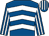 Royal blue & white chevrons, striped sleeves & cap (Ciaran Russell)