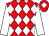 Red & white diamonds, white sleeves, white diamond on cap (Fauda Partnership)