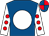 Royal blue, white disc, white sleeves, red spots, royal blue and red quartered cap (Nigel And Sharon Mather & Charles Ledi)