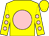 Yellow, pink disc, yellow sleeves, pink spots (The Four Bosses)