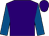 Purple, royal blue sleeves (Mr Paul Hancock)