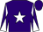 Purple, white star, diabolo on sleeves (Cooper & Webb)
