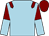 Light blue, maroon epaulets, maroon and light blue halved sleeves, maroon cap (Andrew Griffiths & Charles Tristram)