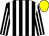 Black and white stripes, yellow cap (Northumbria Leisure Ltd)