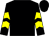 Black, yellow chevrons on sleeves (Holmfirth Racing)