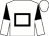 White, black hollow box, black and white halved sleeves (Mrs Anne Cowley)