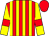Red and yellow stripes, yellow sleeves, red armlets, red cap (The Yes No Wait Sorries & Mr Chris Col)