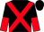 Black, red cross belts, halved sleeves (Mr Jwe Bevin)