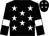 Black, white stars and armlets (Miss Sarah-Jayne Davies)