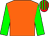 Orange, green sleeves and stripes on red cap (Mr G T H Bailey)