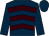Dark blue, brown chevrons, dark blue sleeves and cap (Mr P Davies)
