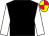 Black, white sleeves, red & yellow quartered cap (Outback Syndicate)