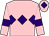 Pink, purple triple diamond, armlets and diamond on cap (Nigel Hanger & Eric Jones)