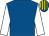 Royal blue, white sleeves, royal blue and yellow striped cap (Mr P York)