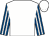 White, royal blue and white striped sleeves (Sarah Williams & Charles Barlow)