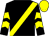 Black, yellow sash, chevrons on sleeves, yellow cap (First Chance Racing)