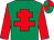 Emerald green, red cross of lorraine and sleeves, quartered cap (Nottinghamshire Racing)