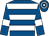 Royal blue, white hoops and armlets (Mr D White)