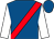Royal blue, red sash, white sleeves (Mrs Jane Chapple-Hyam)