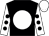 Black, white disc, white sleeves, black spots, white cap (Mr Michael Moriarty)