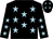 BLACK, light blue stars (M J Enright)