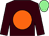 Brown, orange disc, light green cap (P O'Rourke)