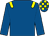 Royal blue, yellow epaulettes, check cap (Miss C Howes)