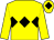 Yellow, black triple diamond, yellow cap, black diamond (B Geoghegan)