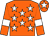 Orange, white stars, armlets and star on cap (Mr B Lapham & J Souster)