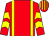 Red, yellow braces, chevrons on sleeves, striped cap (Spring Cottage Syndicate 3)