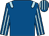 Royal blue, light blue epaulets, striped sleeves and cap (Macauliffe Don Darivas Frost & Fellowe)